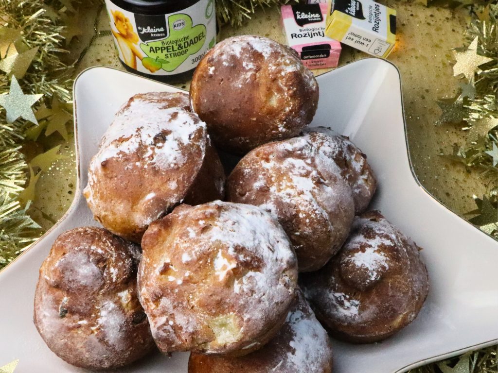 gezondere kidsproof oliebollen uit de oven